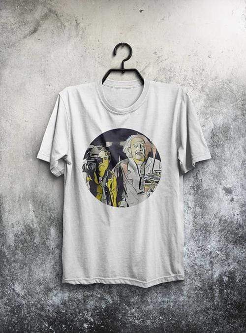 Green Lucky Men's Clothing Back To The Future Men's Tee