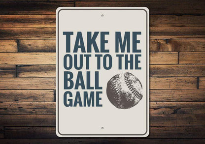 Orchid Eurybia Home Decor Baseball Song Sign
