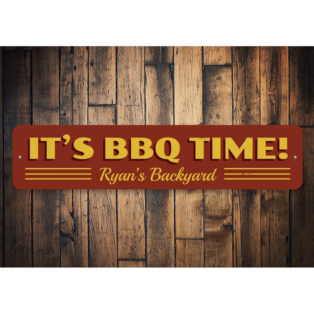 Orchid Eurybia Home Decor BBQ Time Sign