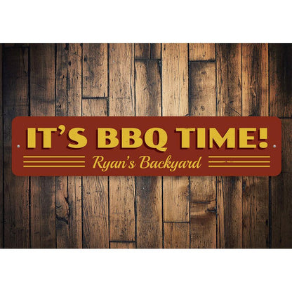 Orchid Eurybia Home Decor BBQ Time Sign