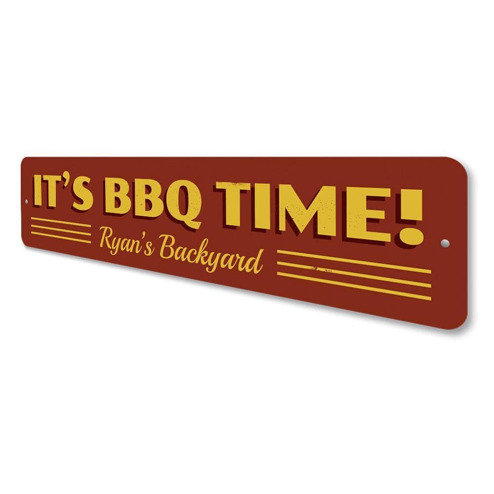 Orchid Eurybia Home Decor BBQ Time Sign