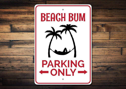 Orchid Eurybia Home Decor Beach Lover Parking Sign