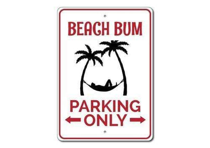 Orchid Eurybia Home Decor 12 x 18 inches Beach Lover Parking Sign
