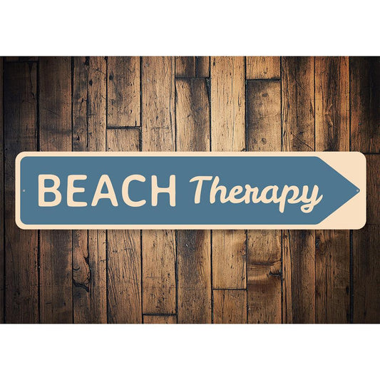 Orchid Eurybia Home Decor Beach Therapy Sign