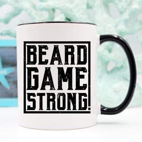 Magenta Shadow Gifts Beard Game Strong Mug, Fathers Day Gift, Beard
