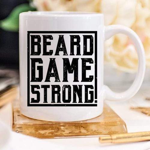 Magenta Shadow Gifts Beard Game Strong Mug, Fathers Day Gift, Beard