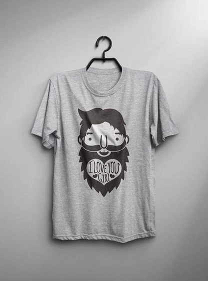 Green Lucky Men's Clothing Beard Hipster Men's Tee