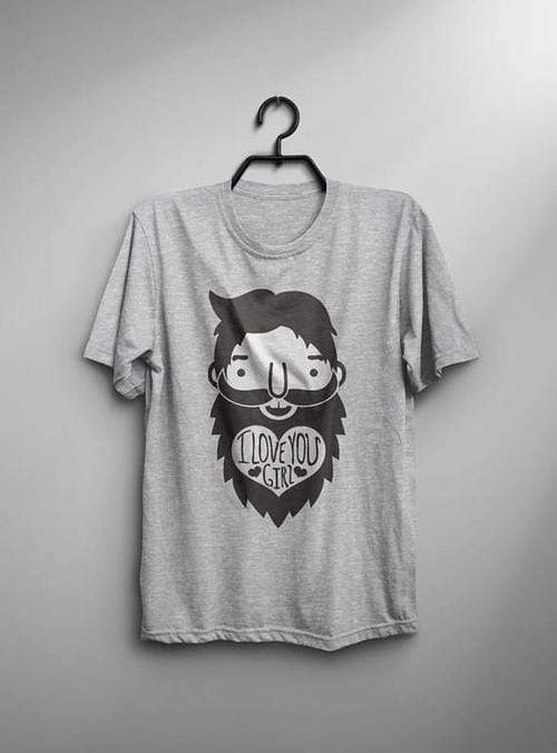 Green Lucky Men's Clothing Beard Hipster Men's Tee