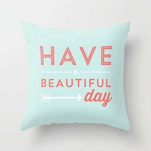 Scorpius Textiles & Pillows Beautiful Day Cushion/Pillow