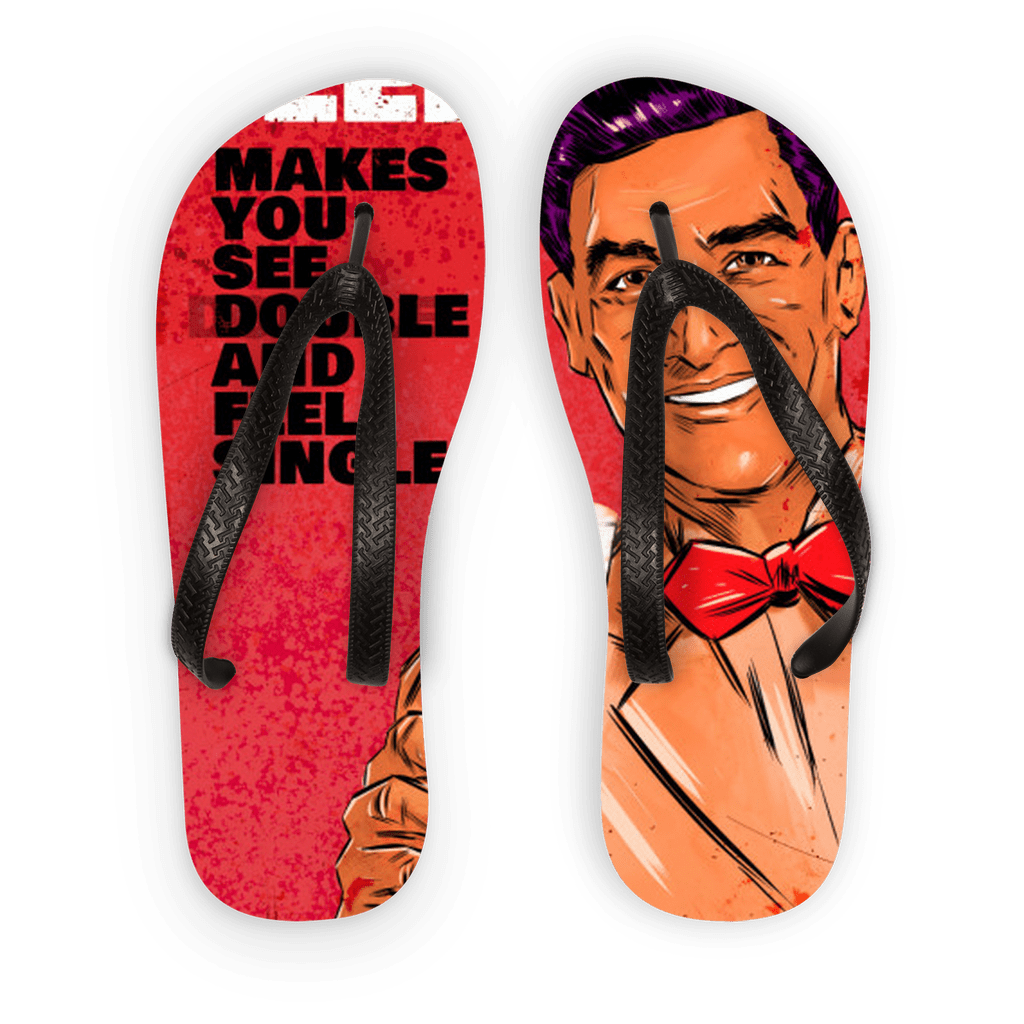 Scorpius Sandals BEER POSTER Kids Flip Flops