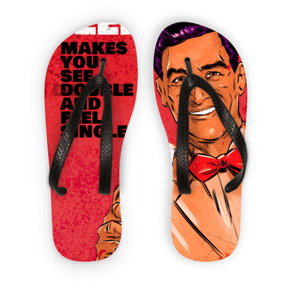 Scorpius Sandals BEER POSTER Kids Flip Flops