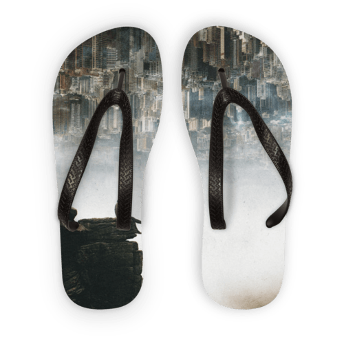 Scorpius Sandals L / Black Strap Between The Haze Adult Flip Flops