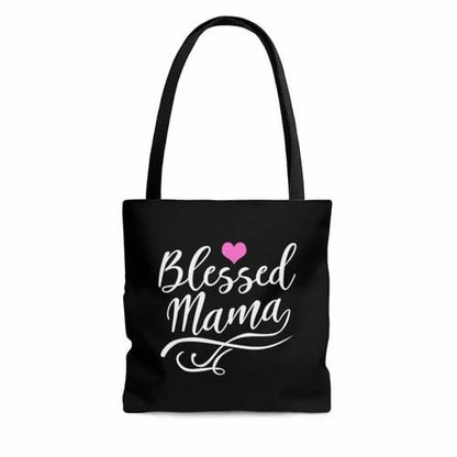 Grey Coco Handbags Large Blessed Mama Style Shoulder Tote Bag