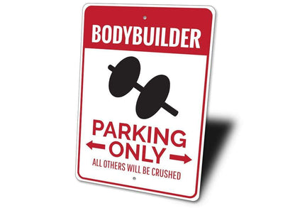 Orchid Eurybia Home Decor Bodybuilder Parking Sign