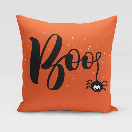 Orange Poppy Textiles & Pillows Boo Spider Pillow Cover