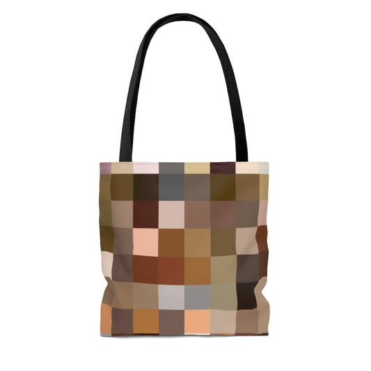Grey Coco Totes & Beach Bags Brown Block Style Tote Bag.