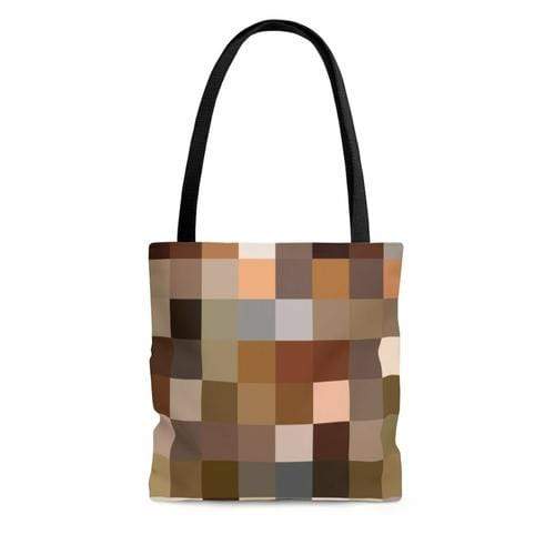 Grey Coco Totes & Beach Bags Large Brown Block Style Tote Bag.