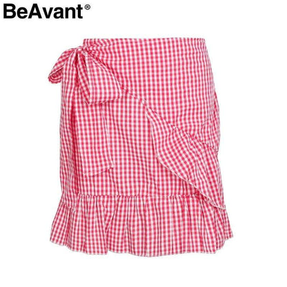 hansleii Casual Floral Women's Beach Skirt