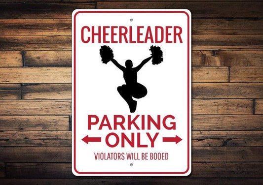 Orchid Eurybia Home Decor Cheerleader Parking Sign