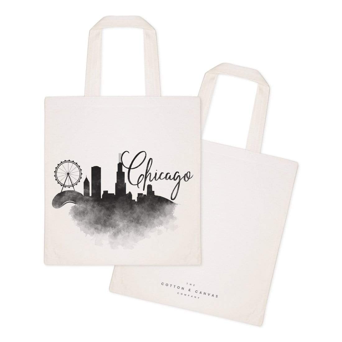 Turquoise Andromeda Totes & Beach Bags Chicago Cityscape Tote Bag