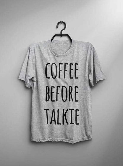 Green Lucky Men's Clothing Coffee Before Talkie Men's Tee