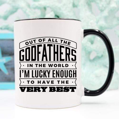 Magenta Shadow Gifts Coffee Mug, Out Of All The Godfathers In The World