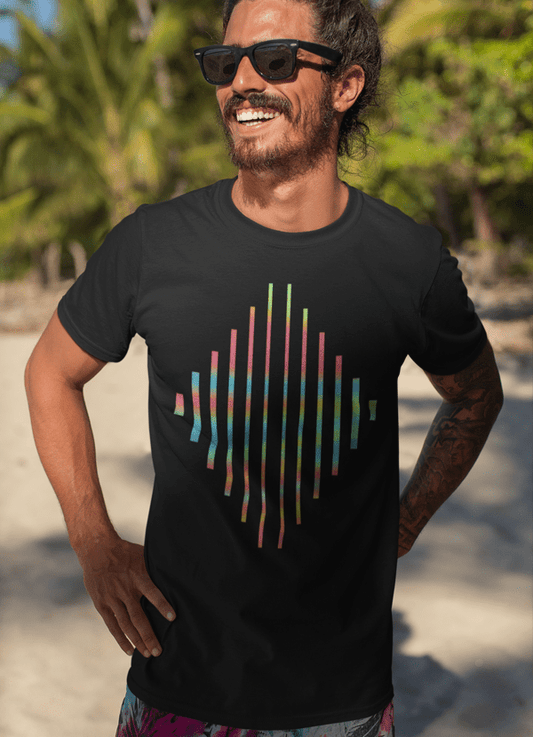 Scorpius T-shirts colorful lines T-shirt