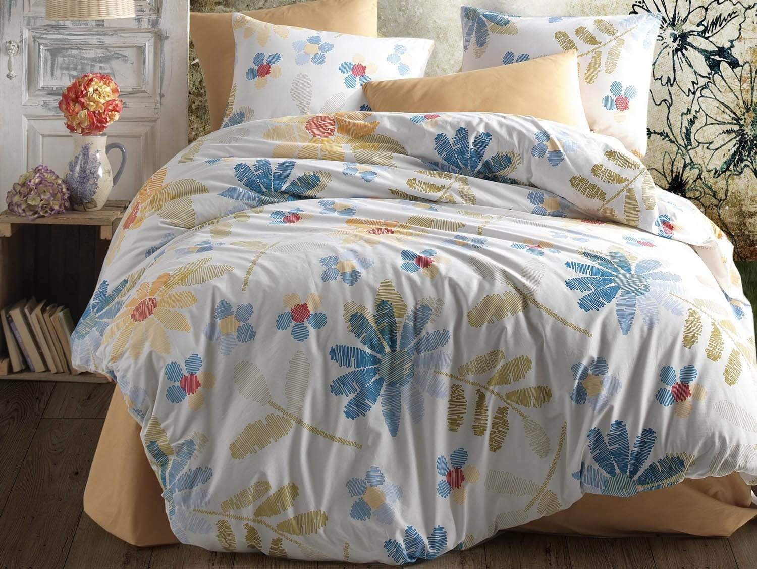 Amethyst Tartarus Home & Garden Cotton bedding MODERN FLOWERS/COTTON EXCLUSIVE