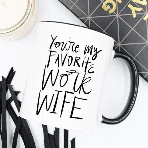 Magenta Shadow Gifts Coworker Gift, Coffee Mug, Work Wife Coffee Mug,