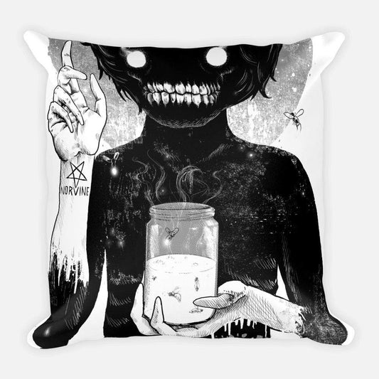 Callisto Religious Creep Square Pillow with stuffing