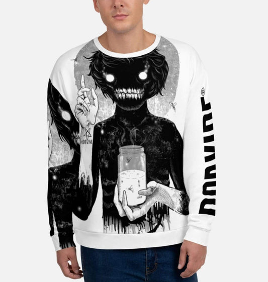 Callisto Men's Clothing Creep Unisex Hand Sewn Sweatshirt