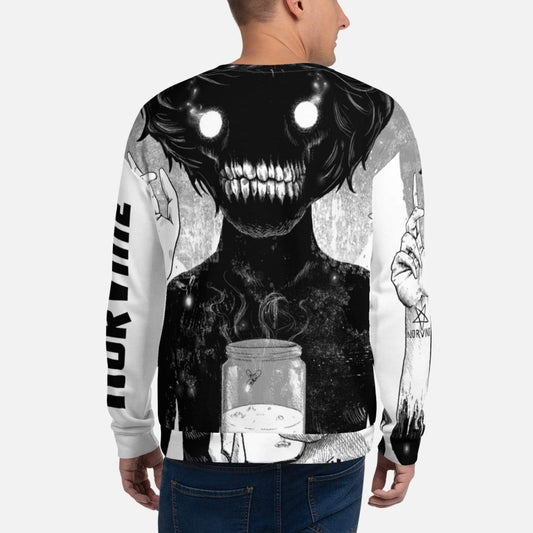 Callisto Men's Clothing Creep Unisex Hand Sewn Sweatshirt