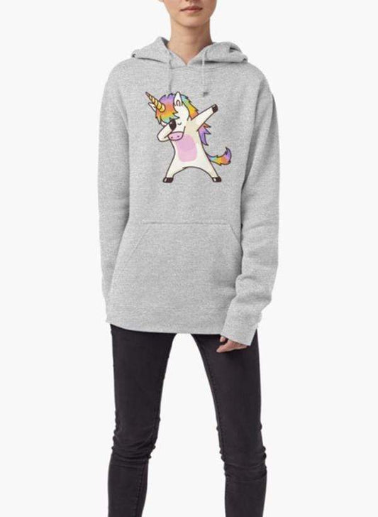Scorpius Sweaters & Hoodies Dabbing Unicorn Shirt Hip Hop Dap Pose WOMEN