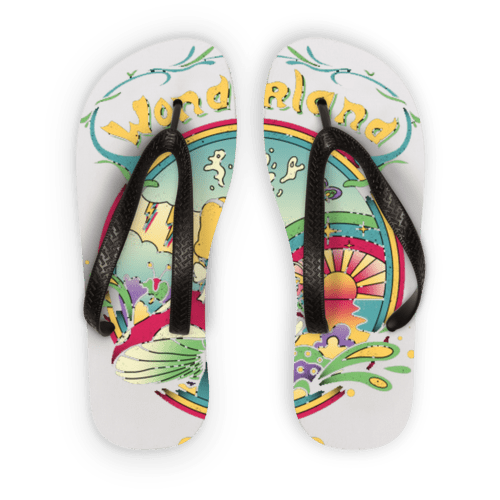 Scorpius Sandals L / Black Strap Day Dreamer Adult Flip Flops