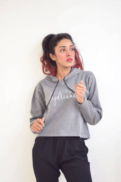 Glow Road Women's Clothing Daydreamer Crop Hoodie For Women's