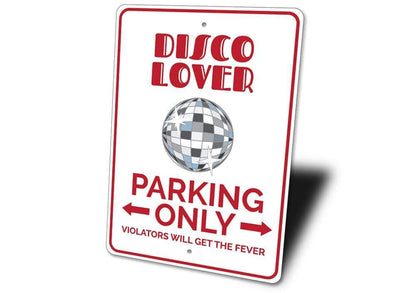 Orchid Eurybia Home Decor Disco Lover Parking Sign
