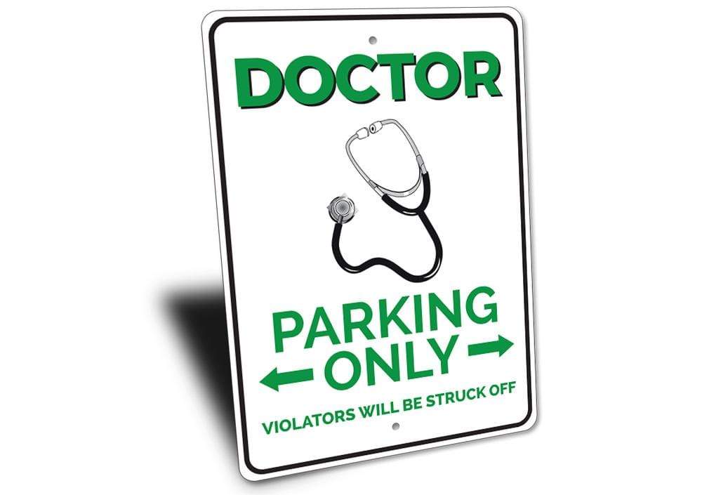 Orchid Eurybia Home Decor Doctor Parking Only Sign