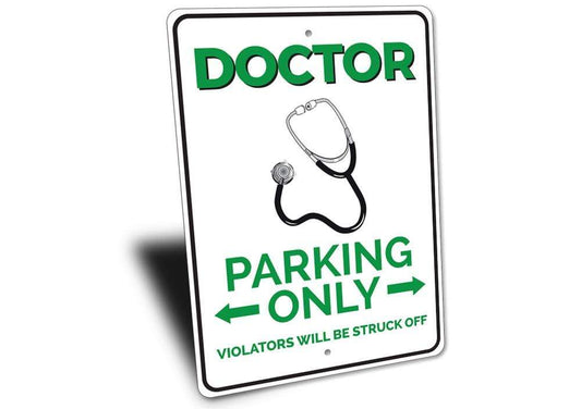 Orchid Eurybia Home Decor Doctor Parking Only Sign