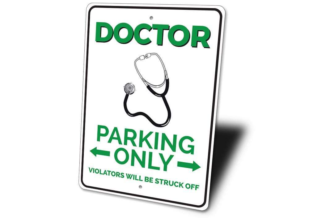 Orchid Eurybia Home Decor Doctor Parking Only Sign