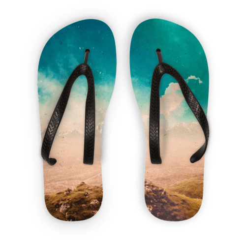 Scorpius Sandals L / Black Strap Don't Matter to Me Adult Flip Flops
