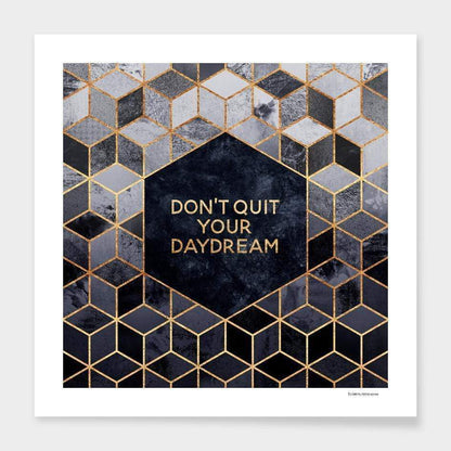 Scorpius Home Decor Don't quit your daydream   Frame