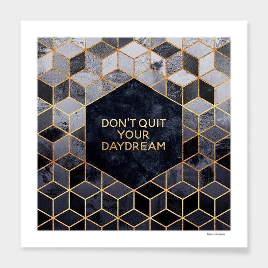 Scorpius Home Decor Don't quit your daydream   Frame