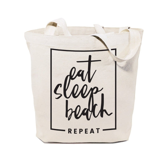 Turquoise Andromeda Totes & Beach Bags Eat, Sleep, Beach, Repeat Tote Bag