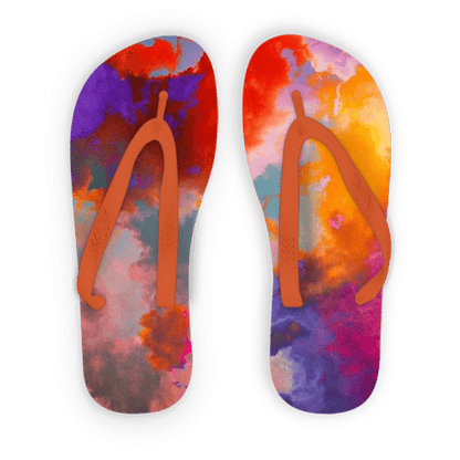 Scorpius Sandals L / Orange Strap Éclaircie Adult Flip Flops