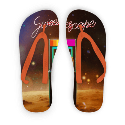 Scorpius Sandals L / Orange Strap Escape Adult Flip Flops
