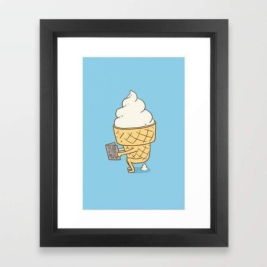 Scorpius Home Decor Everyone Poops (Blue) Frame