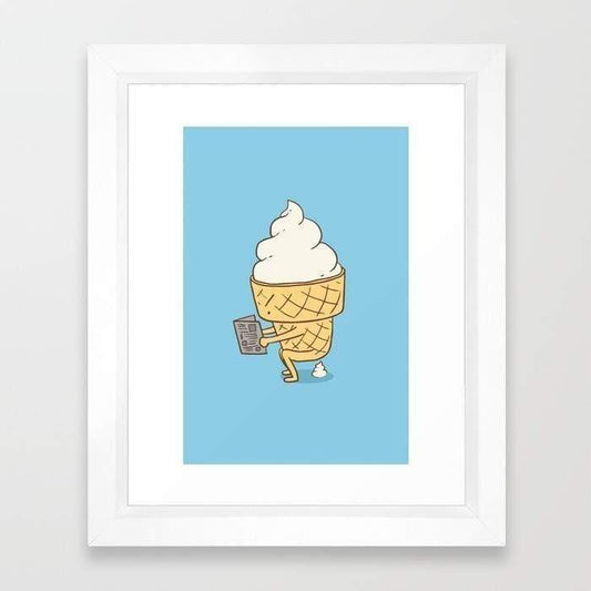 Scorpius Home Decor Everyone Poops (Blue) Frame