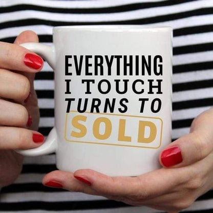 Magenta Shadow Gifts Everything I Touch Turns To Sold Coffee Mug,