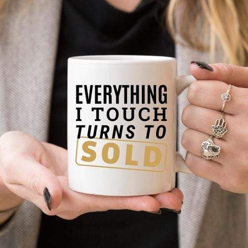 Magenta Shadow Gifts Everything I Touch Turns To Sold Coffee Mug,