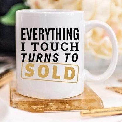 Magenta Shadow Gifts Everything I Touch Turns To Sold Coffee Mug,